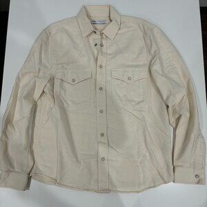 Zara Men's Beige Dress Shirt | Size Medium